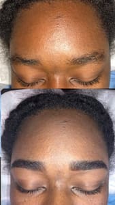 Eyebrow Tattoo result by Esthetik Studio in Levittown, PA