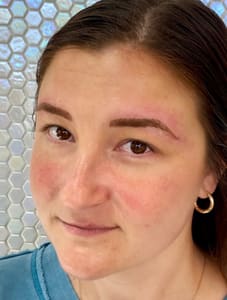 Eyebrow Tattoo result by Esthi Emma in Folsom, CA