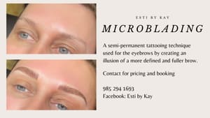 Eyebrow Tattoo result by Esti by Kay in Bogalusa, LA