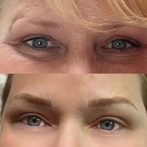 Eyebrow Tattoo result by Etched Beauty by Alisha Lynn @Arch by Jill Marie in Medford, NJ