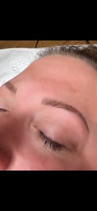Eyebrow Tattoo result by Etched Beauty by Alisha Lynn in Gunnison, CO