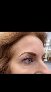 Eyebrow Tattoo result by Etched Beauty by Alisha Lynn in Gunnison, CO