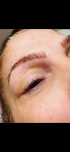 Eyebrow Tattoo result by Etched Beauty by Alisha Lynn in Gunnison, CO