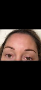 Eyebrow Tattoo result by Etched Beauty by Alisha Lynn in Gunnison, CO