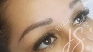 Eyebrow Tattoo result by Etched by Jess in Palm Desert, CA