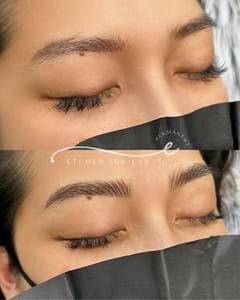 Eyebrow Tattoo result by Etched Ink Lab in Tukwila, WA