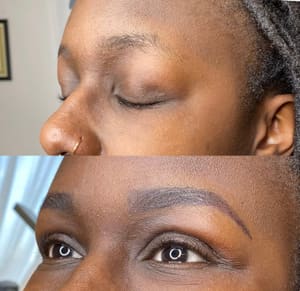 Eyebrow Tattoo result by Eternal Beauty Permanent Cosmetics in Tacoma, WA