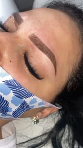 Eyebrow Tattoo result by Eternal Beauty Studios in Miami, FL