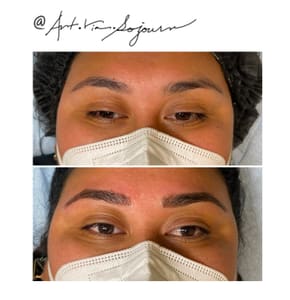 Eyebrow Tattoo result by Eternal Goddess Cosmetics in Reno, NV