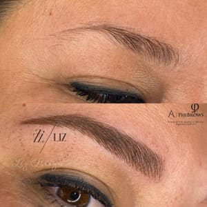 Eyebrow Tattoo result by Ethereal Epidermis Spa in Niles, IL
