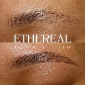 Eyebrow Tattoo result by Ethereal Glow Studio in Madison, TN