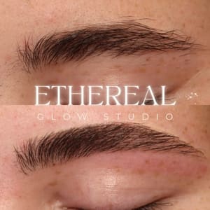 Eyebrow Tattoo result by Ethereal Glow Studio in Madison, TN