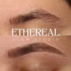 Eyebrow Tattoo result by Ethereal Glow Studio in Madison, TN