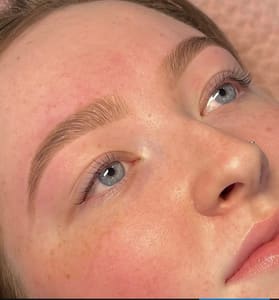Eyebrow Tattoo result by Ethereal Muse Esthetics in Olympia, WA