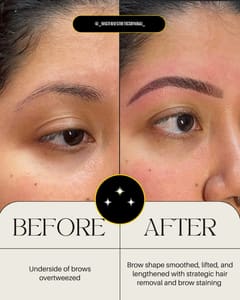 Eyebrow Tattoo result by Ethereal Muse Esthetics in Olympia, WA