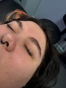 Eyebrow Tattoo result by Ethereal Spa & Beauty in Jeffersonville, IN