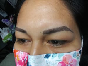 Eyebrow Tattoo result by EuroBrows Microbalding & Beauty Clinic in Mcallen, TX