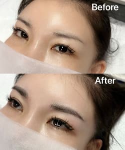 Eyebrow Tattoo result by Eva Beauty Eyebrow Microblading in Hacienda Heights, CA