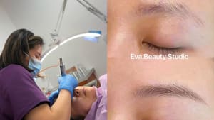 Eyebrow Tattoo result by Eva Beauty Studio in Sunnyvale, CA