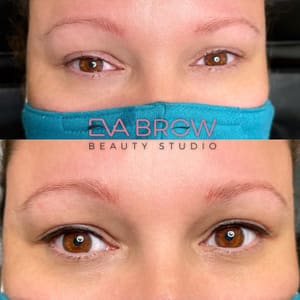 Eyebrow Tattoo result by Eva Brow & Tattoo Studio in Fremont, CA