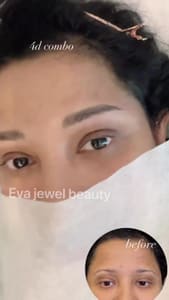 Eyebrow Tattoo result by Eva Jewel Beauty in Bellevue, WA