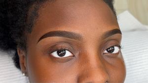 Eyebrow Tattoo result by EveBrows Studio - Microblading Eyebrows Tinting Eyelash Fayetteville GA in Fayetteville, GA