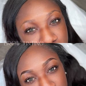 Eyebrow Tattoo result by EveBrows Studio - Microblading Eyebrows Tinting Eyelash Fayetteville GA in Fayetteville, GA