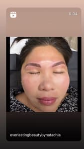 Eyebrow Tattoo result by Everlasting Beauty by Natachia in Farmingdale, NJ