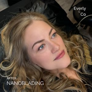 Eyebrow Tattoo result by Everly & Co Cosmetic Artistry in Magnolia, TX