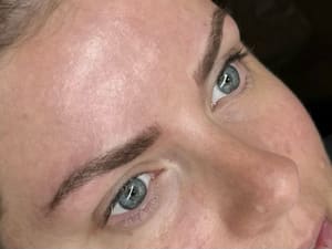 Eyebrow Tattoo result by Everly & Co Cosmetic Artistry in Magnolia, TX
