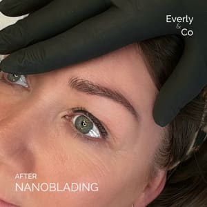 Eyebrow Tattoo result by Everly & Co Cosmetic Artistry in Magnolia, TX