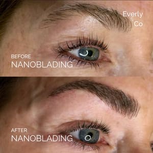Eyebrow Tattoo result by Everly & Co Cosmetic Artistry in Magnolia, TX