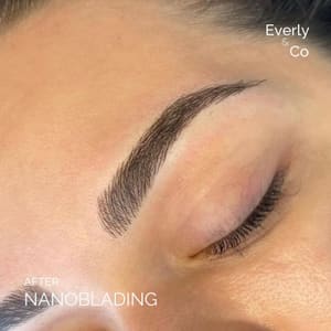 Eyebrow Tattoo result by Everly & Co Cosmetic Artistry in Magnolia, TX