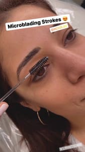 Eyebrow Tattoo result by Evolve Beauty Bar & Laser Spa in Elmhurst, IL