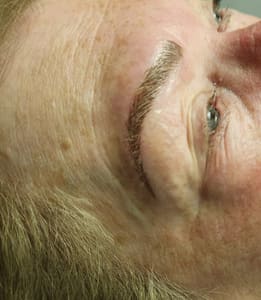 Eyebrow Tattoo result by Evolve Salon in Sheridan, WY