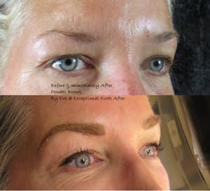Eyebrow Tattoo result by Exceptional EveR After Permanent Cosmetics & Skin Care in Racine, WI