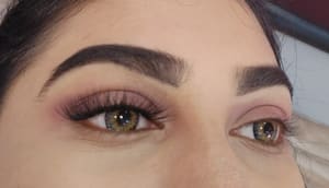 Eyebrow Tattoo result by Express Brows 8 (Specialize in Waxing, Sugaring, Eyelashes, Brow lamination, Lash Lift , Microblading, Facials) in New York, NY