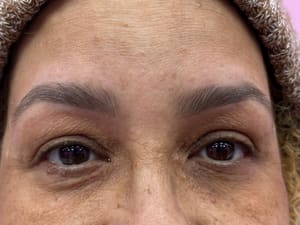 Eyebrow Tattoo result by Express Brows 88 (Specialize in Waxing, Sugaring, Eyelashes, Brow lamination, Lash Lift , Microblading, Facials) in Brooklyn, NY