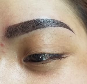 Eyebrow Tattoo result by Express Lashes in West Palm Beach, FL