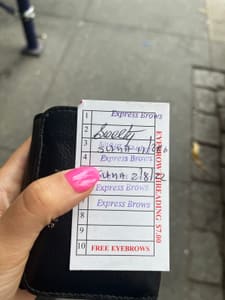 Eyebrow Tattoo result by EXPRESSBROWS 24 (Specialize in Waxing, Sugaring, Eyelashes, Brow lamination, Lash Lift , Microblading, Facials) in New York, NY