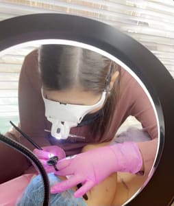 Eyebrow Tattoo result by Expression Eyebrows by Carla - Microblading, powder brows, lip blush, lash enhancement and more. in College Station, TX