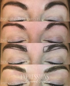 Eyebrow Tattoo result by Expressions Permanent Cosmetics in Naperville, IL