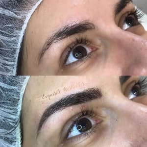 Eyebrow Tattoo result by Exquisite Aesthetics - Beauty Clinic Redondo Beach in Redondo Beach, CA