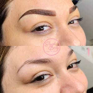 Eyebrow Tattoo result by Exquisite Beauty Brows in Dallas, TX
