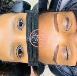Eyebrow Tattoo result by Exquisite Beauty Brows in Dallas, TX