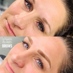 Eyebrow Tattoo result by Exquisite Beauty Brows in Dallas, TX
