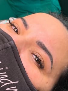 Eyebrow Tattoo result by Eye Creations by Keyla Beauty Studio in Hialeah, FL