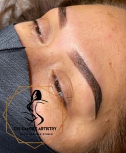 Eyebrow Tattoo result by Eye Kandiee Artistry Brow and Wax Studio in Monroeville, PA