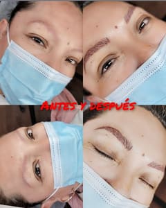 Eyebrow Tattoo result by Eye Kendy Estudio Microblading in Watsonville, CA