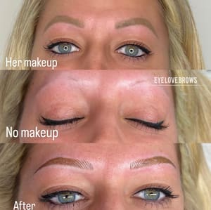 Eyebrow Tattoo result by Eye Love Brows in Indianapolis, IN
